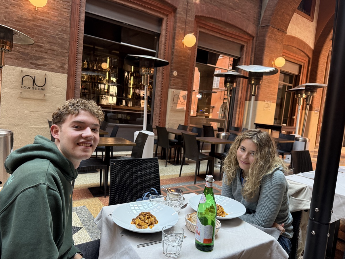 Last lunch with Nova and Duncan