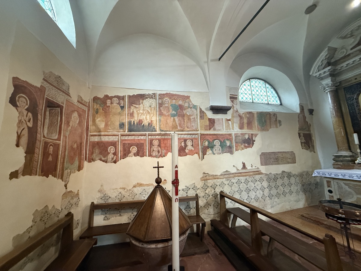 Church frescoes in Arco