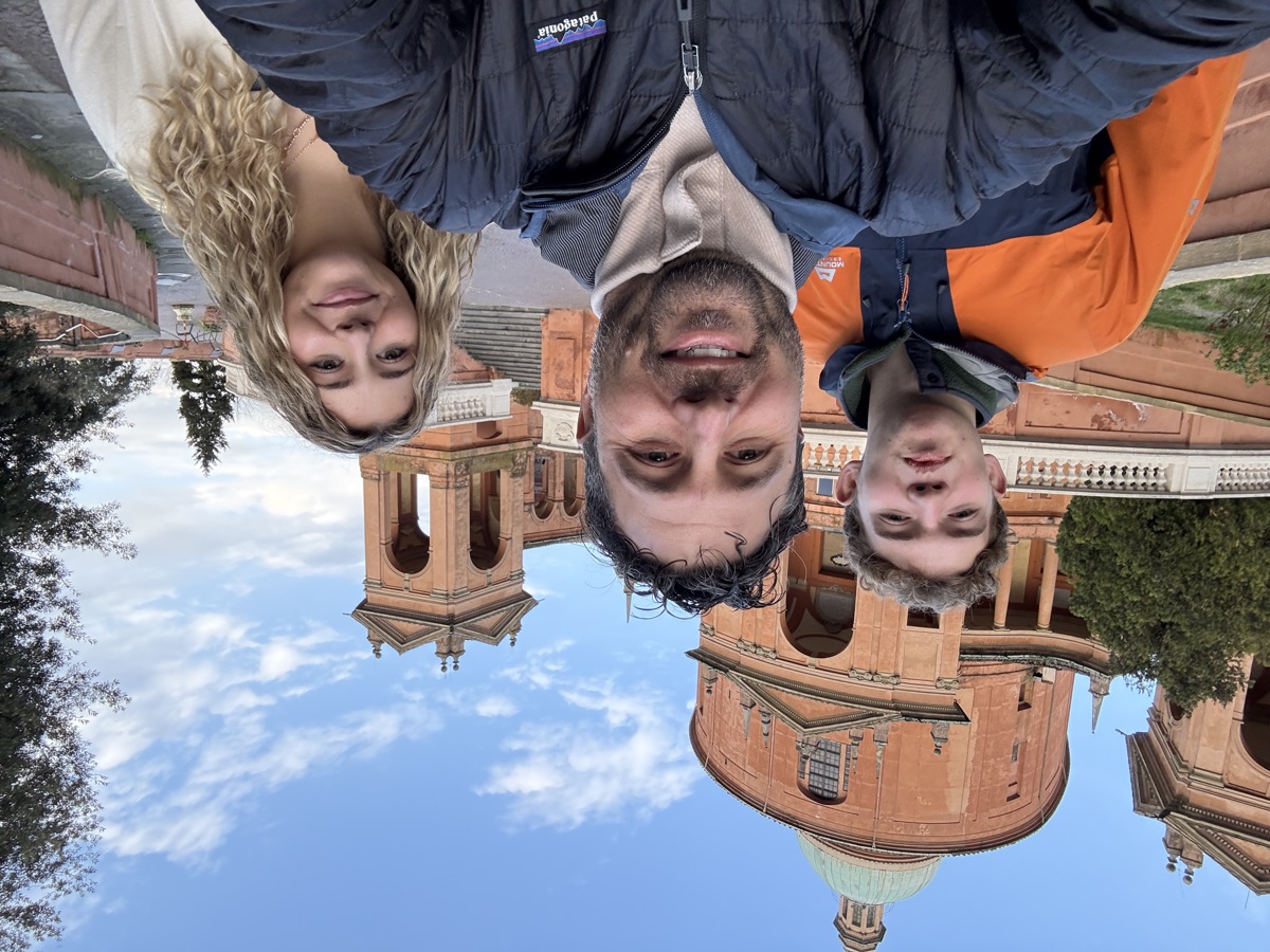 Group selfie at San Luca