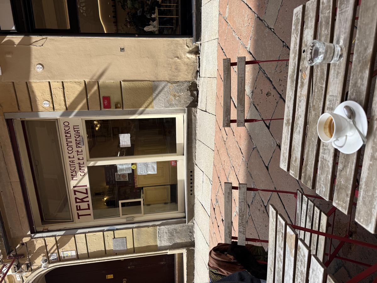 Espresso at Caffè Terzi